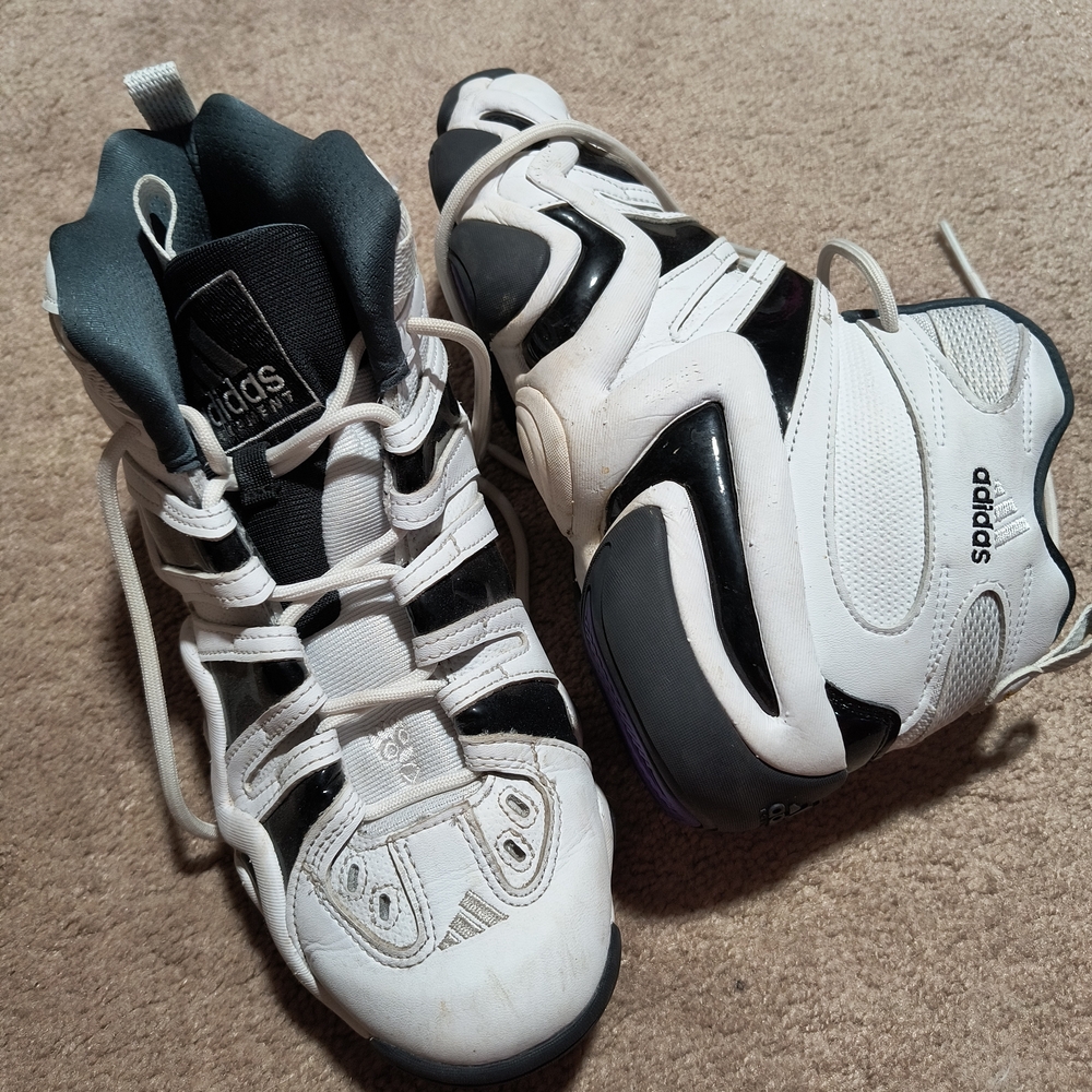 Adidas CRAZY 8 Kobe Bryant Black White Men's Size 8.5 Basketball Shoes - Picture 5 of 5